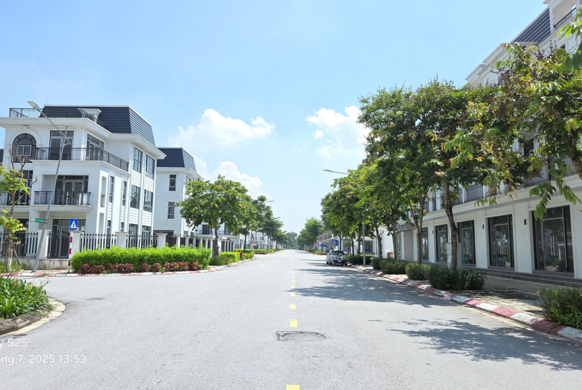 Liền kề Hud Mê Linh Central hướng Đông Nam